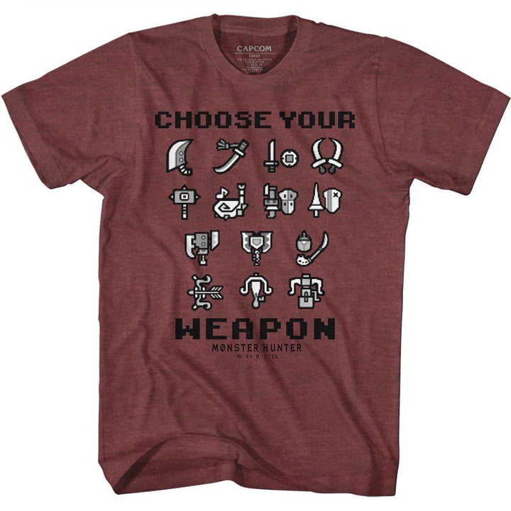 Monster Hunter Choose Your Weapon T-Shirt - HYPER iCONiC