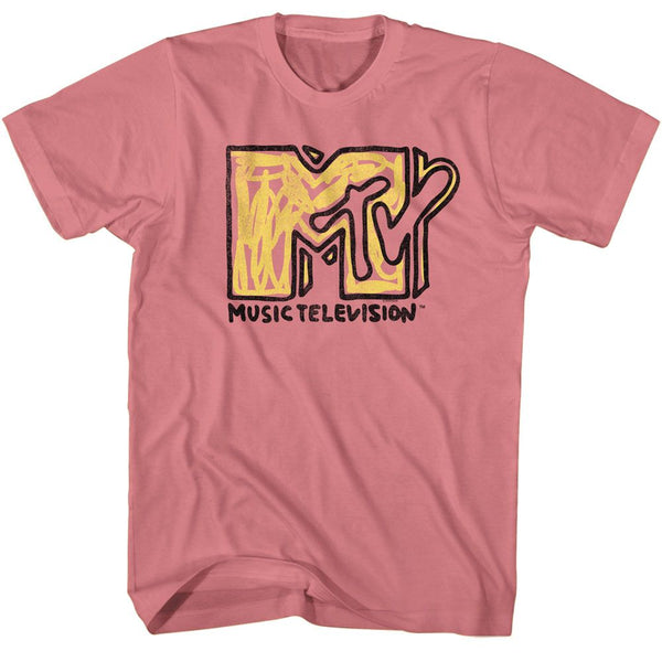 MTV - ScribBLe Logo Boyfriend Tee - HYPER iCONiC.