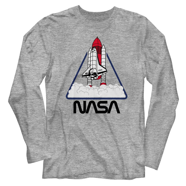 NASA - Triangle Long Sleeve Boyfriend Tee - HYPER iCONiC.