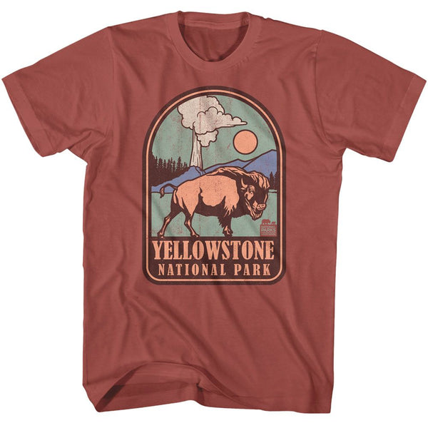 National Parks - Yellowstone Badge T-Shirt - HYPER iCONiC.