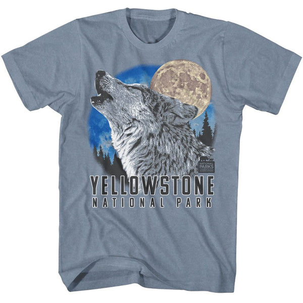 National Parks - Ynp Howling Wolf T-Shirt - HYPER iCONiC.