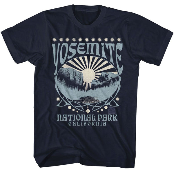 National Parks - Yosemite Decorative Oval Duo Color T-Shirt - HYPER iCONiC.
