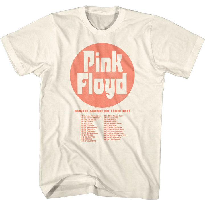 Pink Floyd Front Dates T-Shirt - HYPER iCONiC