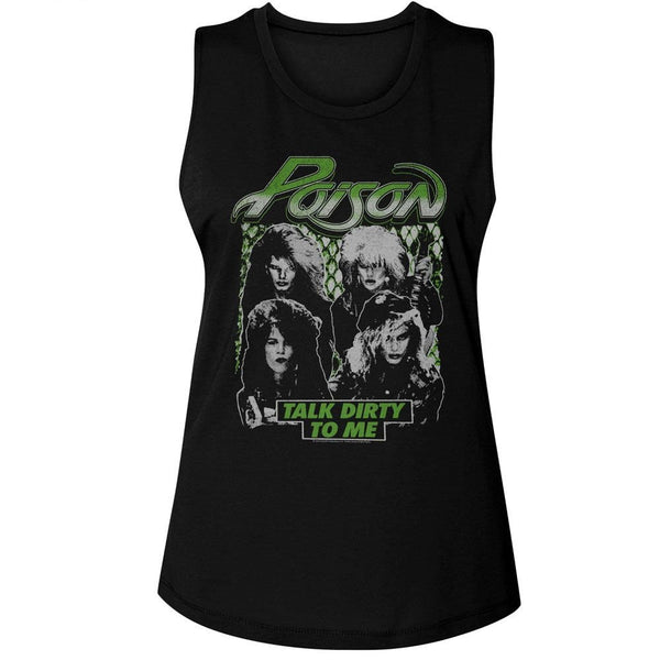 Poison - TDTM Band Photos Womens Muscle Tank Top - HYPER iCONiC.