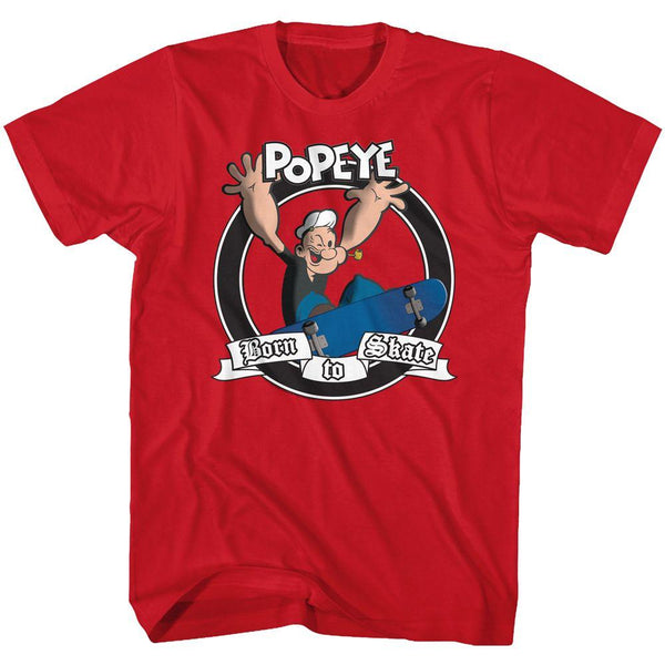 Popeye Born To Skate T-Shirt - HYPER iCONiC