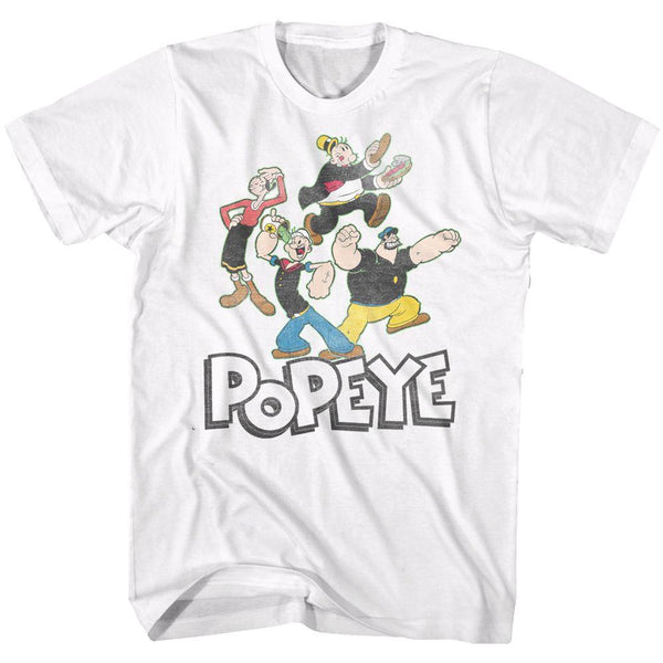 Popeye Pop Group T-Shirt - HYPER iCONiC
