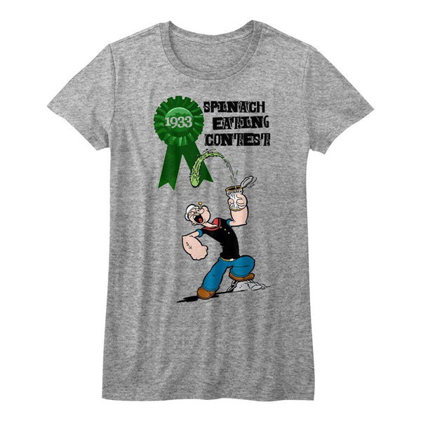 Popeye Spinach Contest Womens T-Shirt - HYPER iCONiC