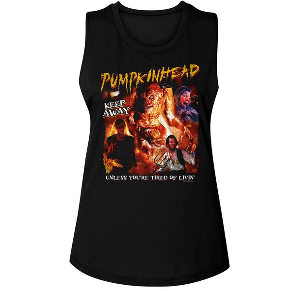 Pumpkinhead - Collage Womens Muscle Tank Top - HYPER iCONiC.