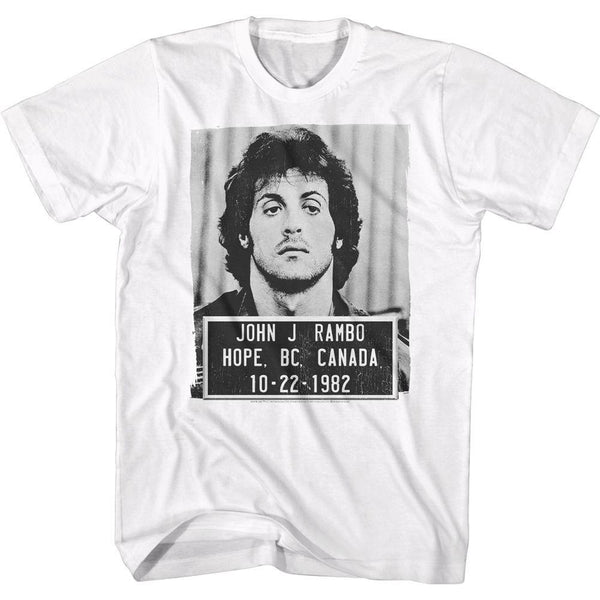 Rambo Rambo Mugshot T-Shirt - HYPER iCONiC