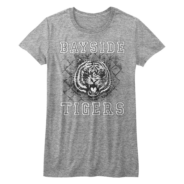 Saved By The Bell Schoolyard Tigers Womens T-Shirt - HYPER iCONiC.