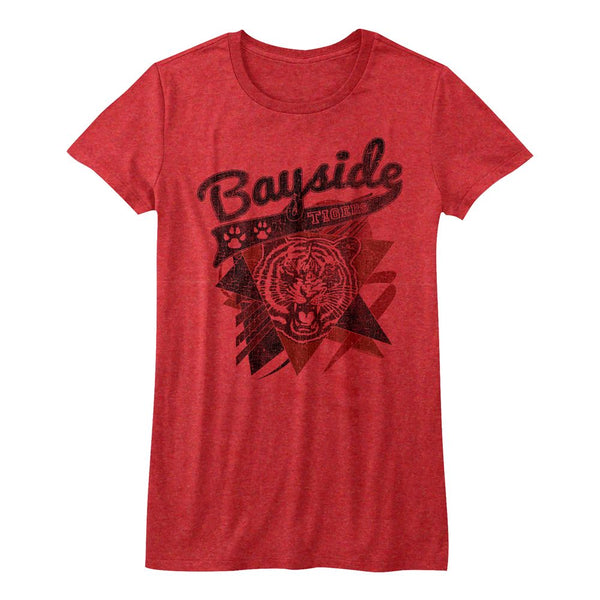 Saved By The Bell Sharp Tigers Womens T-Shirt - HYPER iCONiC.