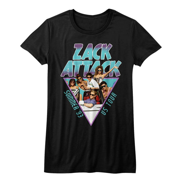Saved By The Bell Summer Tour '93 Womens T-Shirt - HYPER iCONiC.