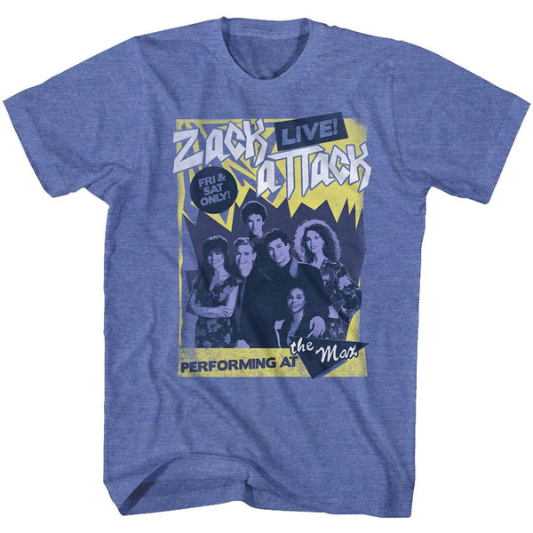 Saved By The Bell Zack Attack Live! T-Shirt - HYPER iCONiC.