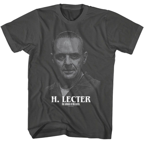 Silence Of The Lambs - Silence H Lecter Portrait Boyfriend Tee - HYPER iCONiC.
