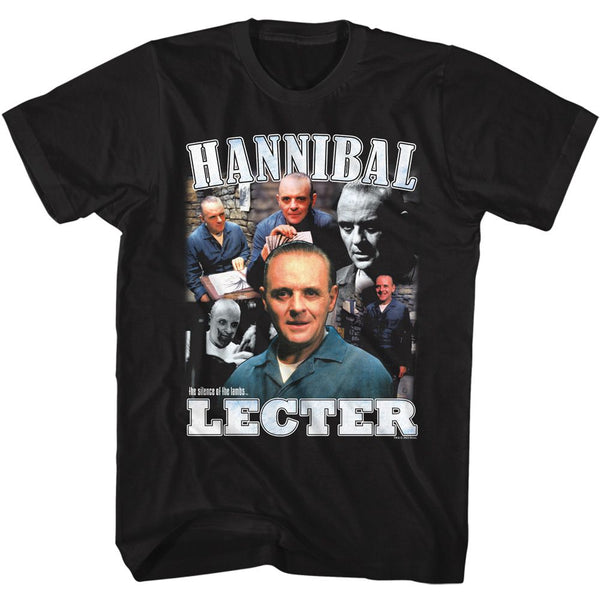 Silence Of The Lambs - Silence Hannibal Lecter Collage Boyfriend Tee - HYPER iCONiC.