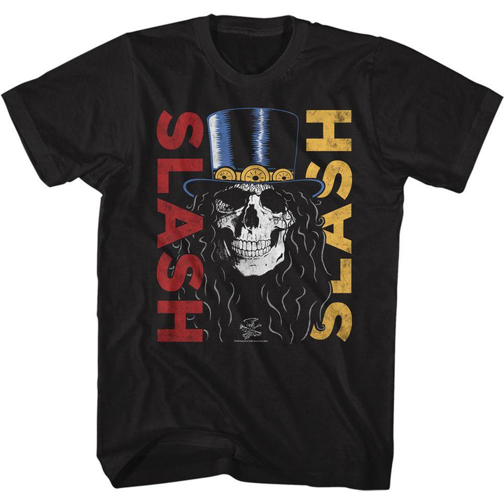Slash Double Slash Skull T-Shirt - HYPER iCONiC