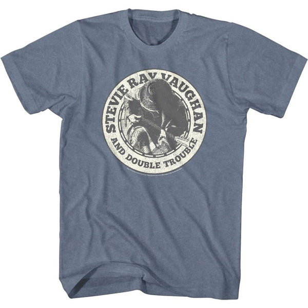 Stevie Ray Vaughan - SRV Badge T-Shirt - HYPER iCONiC.