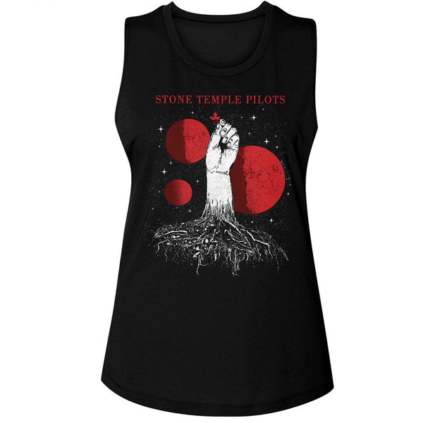 Stone Temple Pilots - Planets Womens Muscle Tank Top - HYPER iCONiC.