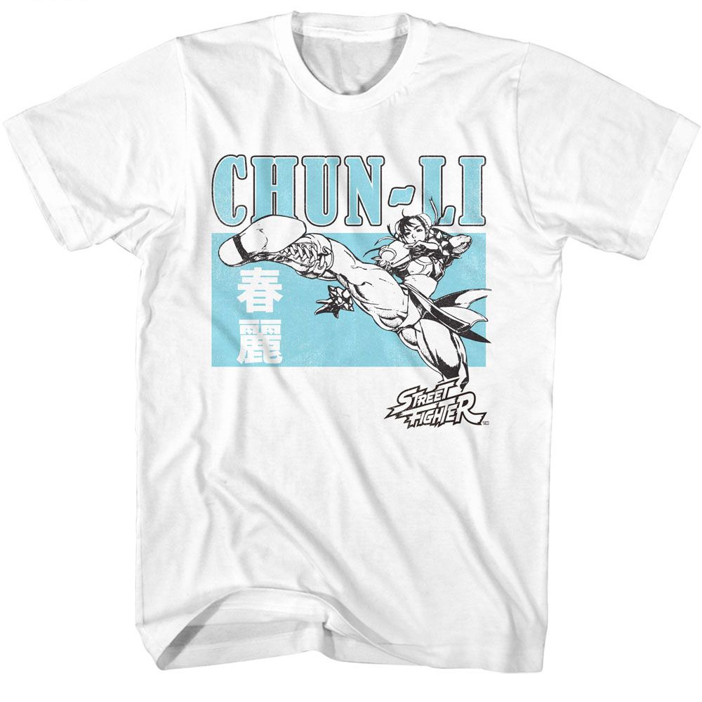 Street Fighter - Chun Li Character Block Boyfriend Tee – HYPER iCONiC.