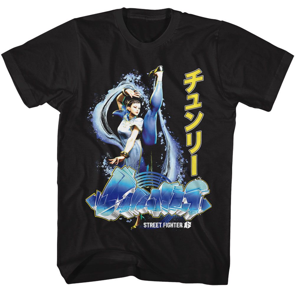 Street Fighter - Chun Li Graffiti Boyfriend Tee – HYPER iCONiC.