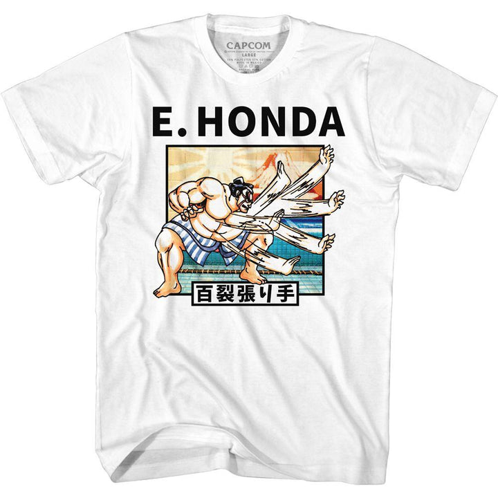 Street Fighter E. Honda Slaps T-Shirt - HYPER iCONiC