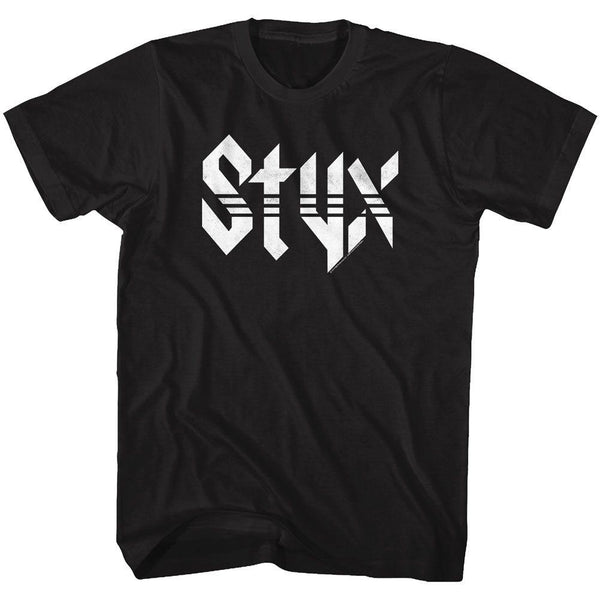 Styx Wht Logo T-Shirt - HYPER iCONiC