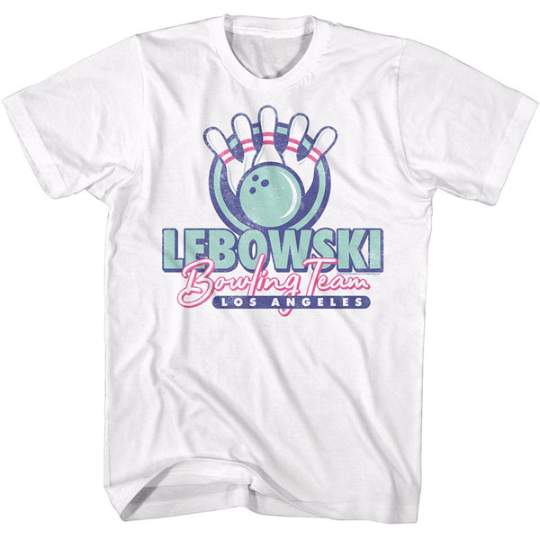 The Big Lebowski - Big Lebowski La Bowling Team Boyfriend Tee - HYPER iCONiC.