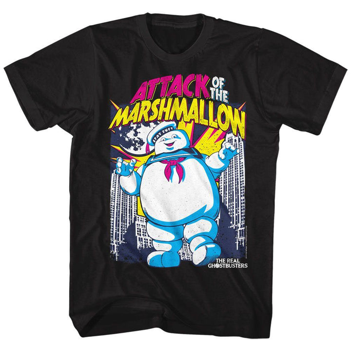 The Real Ghostbusters Marshmallow Attacks T-Shirt - HYPER iCONiC