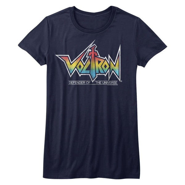 Voltron Rainbow Logo Womens T-Shirt - HYPER iCONiC
