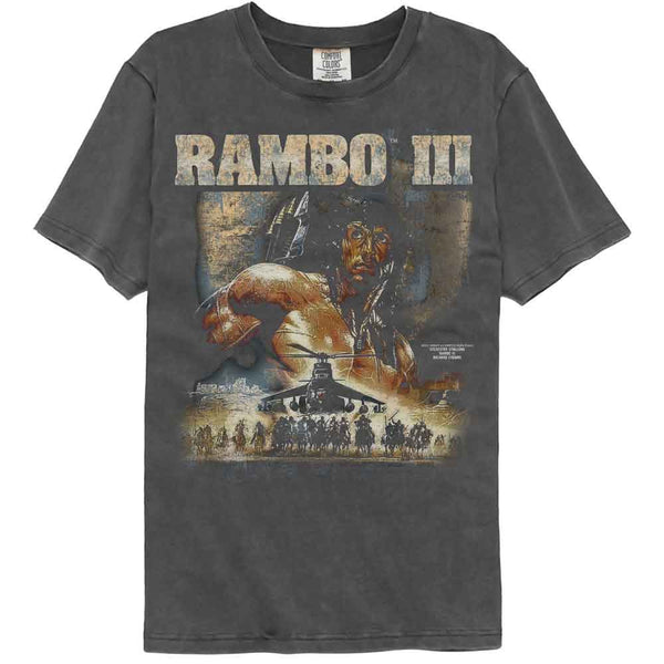 Rambo - 3 Chopper Poster Comfort Color T-Shirt
