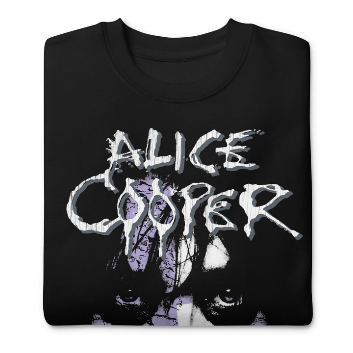 Alice Cooper - Early 2000s Vintage Jumbo Print Sweatshirt - HYPER iCONiC.