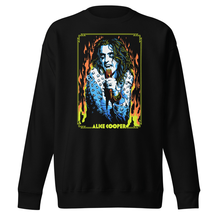 Alice Cooper - Flames Sweatshirt - HYPER iCONiC.