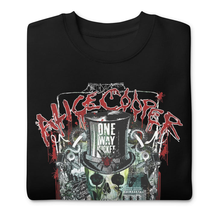 Alice Cooper Nightmare Express Jumbo Print Sweatshirt - HYPER iCONiC.