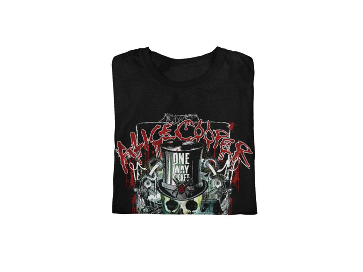 Alice Cooper Nightmare Express Jumbo Print T-Shirt - HYPER iCONiC.