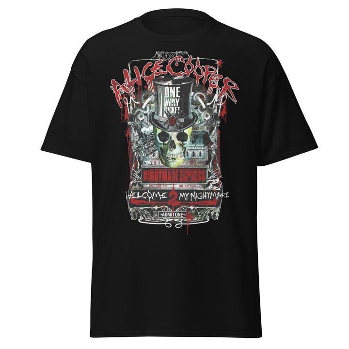 Alice Cooper Nightmare Express Jumbo Print T-Shirt - HYPER iCONiC.