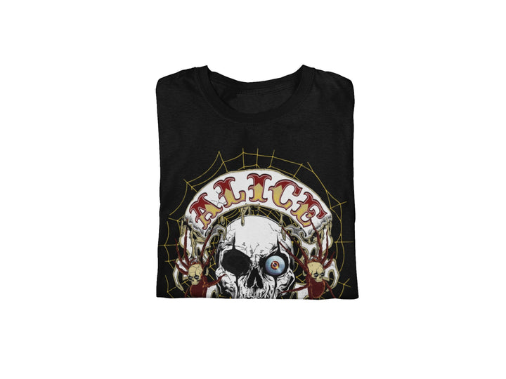 Alice Cooper One Eyed Skull Jumbo Print T-Shirt - HYPER iCONiC.