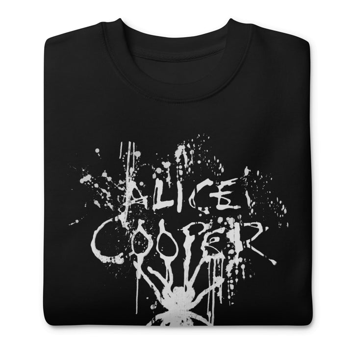 Alice Cooper Spider Drip Jumbo Print Sweatshirt - HYPER iCONiC.