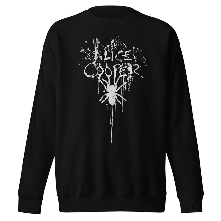 Alice Cooper Spider Drip Jumbo Print Sweatshirt - HYPER iCONiC.