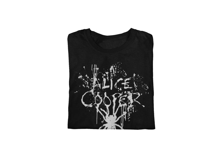 Alice Cooper Spider Drip Jumbo Print T-Shirt - HYPER iCONiC.