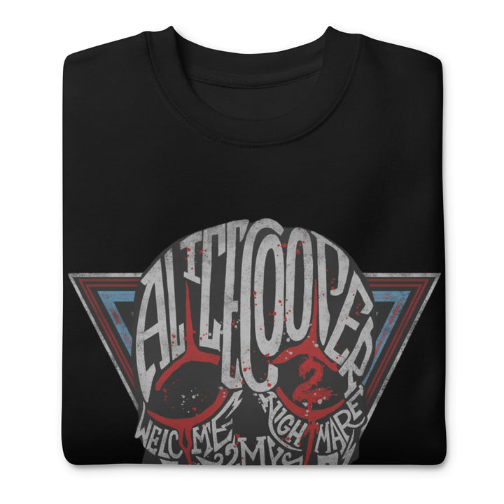 Alice Cooper Welcome 2 My Jumbo Print Sweatshirt - HYPER iCONiC.