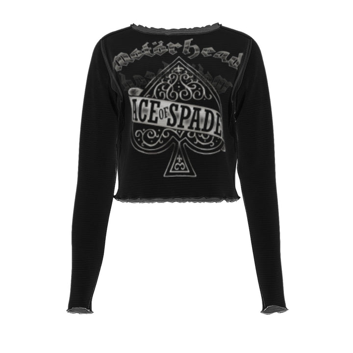 All - Over Print Women's Mesh Long Sleeves T - shirt - HYPER iCONiC.