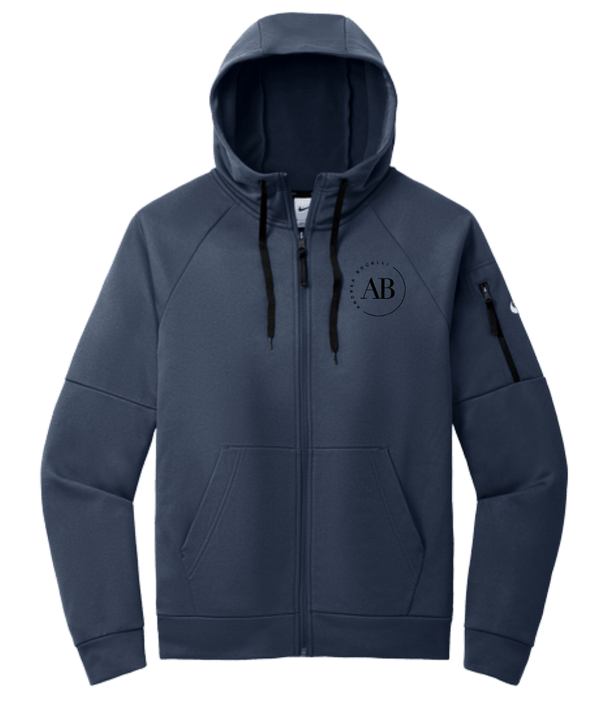 Andrea Bocelli Staff Gift Nike Full Zip Hoodie - Navy - HYPER iCONiC.