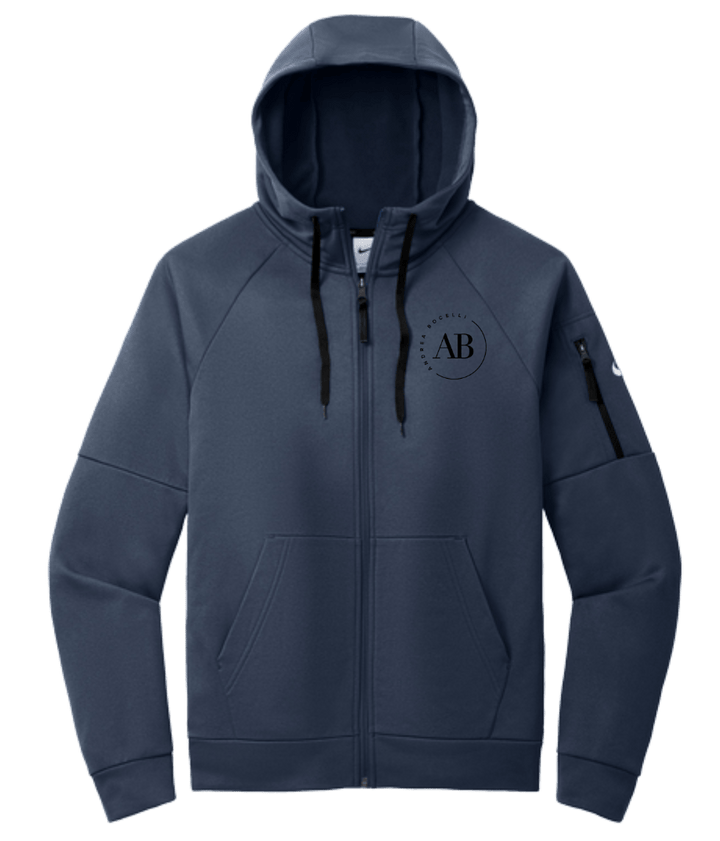 Andrea Bocelli Staff Gift Nike Full Zip Hoodie - Navy - HYPER iCONiC.
