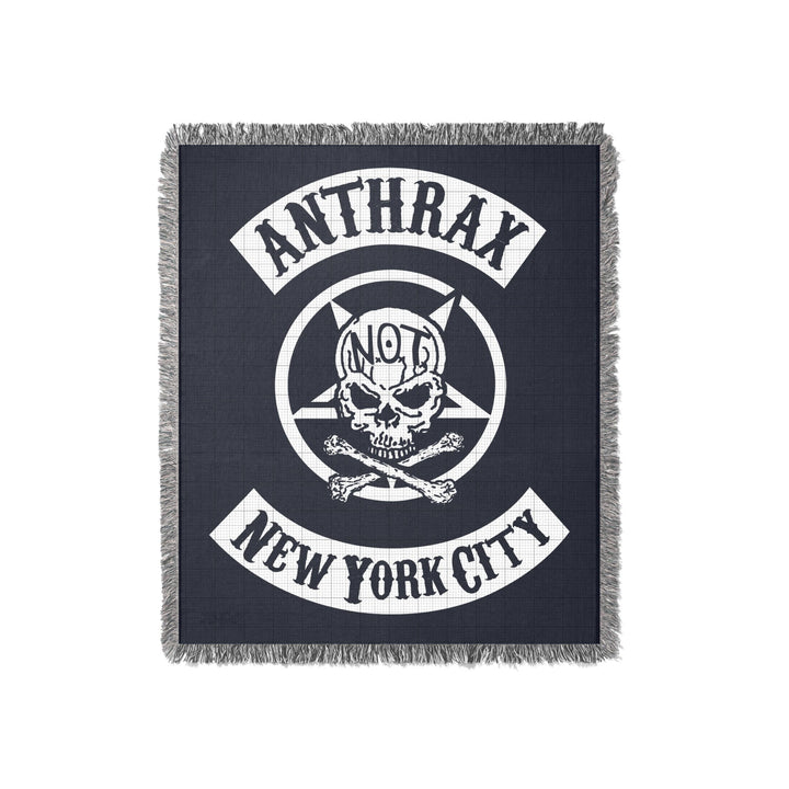 Anthrax 100% Cotton Woven Throw Blanket - HYPER iCONiC.