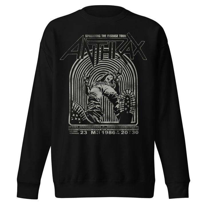 Anthrax 1986 Tour Jumbo Print Sweatshirt - HYPER iCONiC.