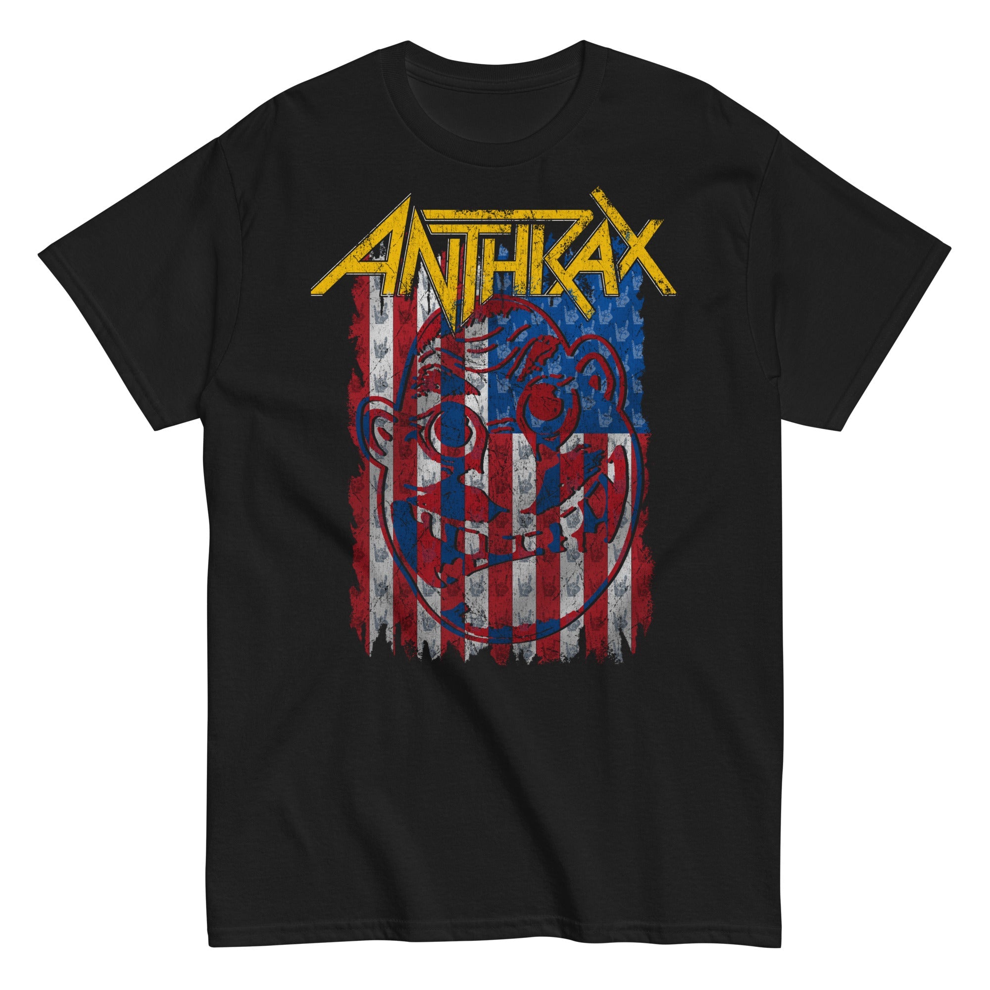 Anthrax - American Flag T-Shirt – HYPER iCONiC.