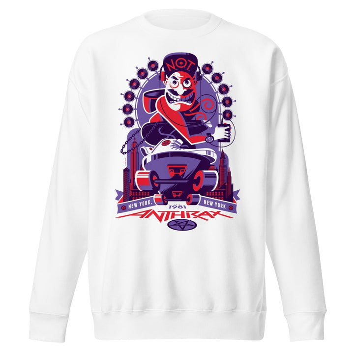 Anthrax New York 81 Jumbo Print Sweatshirt - HYPER iCONiC.