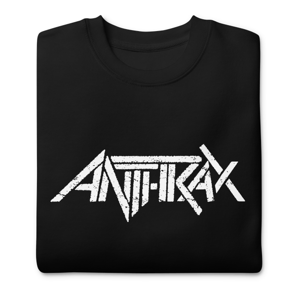 Anthrax - White Core Logo Sweatshirt - HYPER iCONiC.