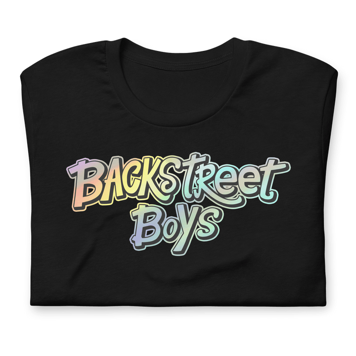 Backstreet Boys - Gradient Logo T-Shirt - HYPER iCONiC.