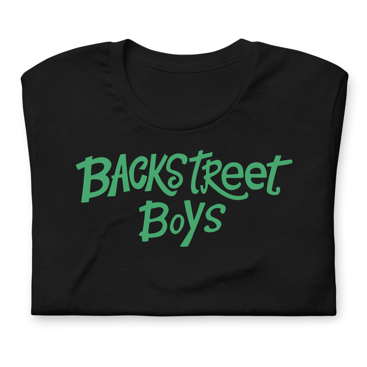 Backstreet Boys - Green Logo T-Shirt - HYPER iCONiC.